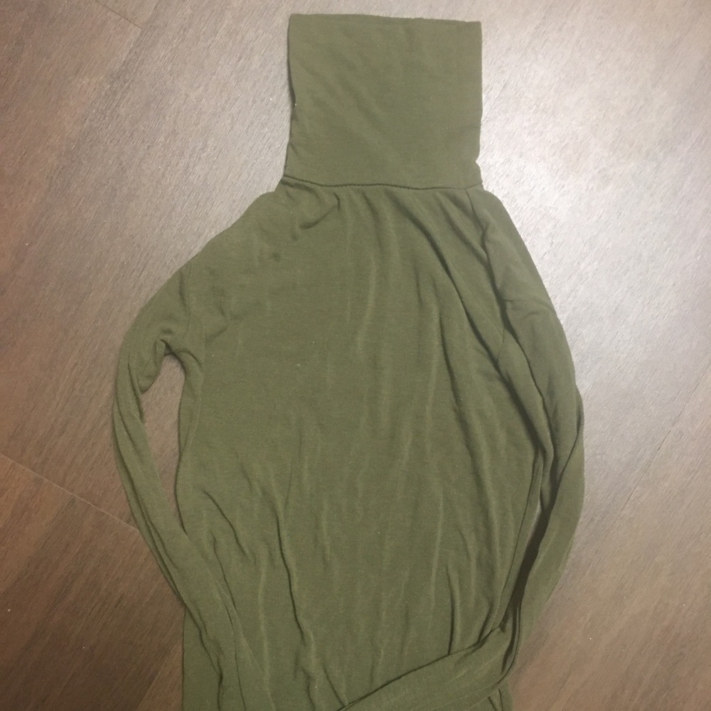 Olive Green Turtleneck